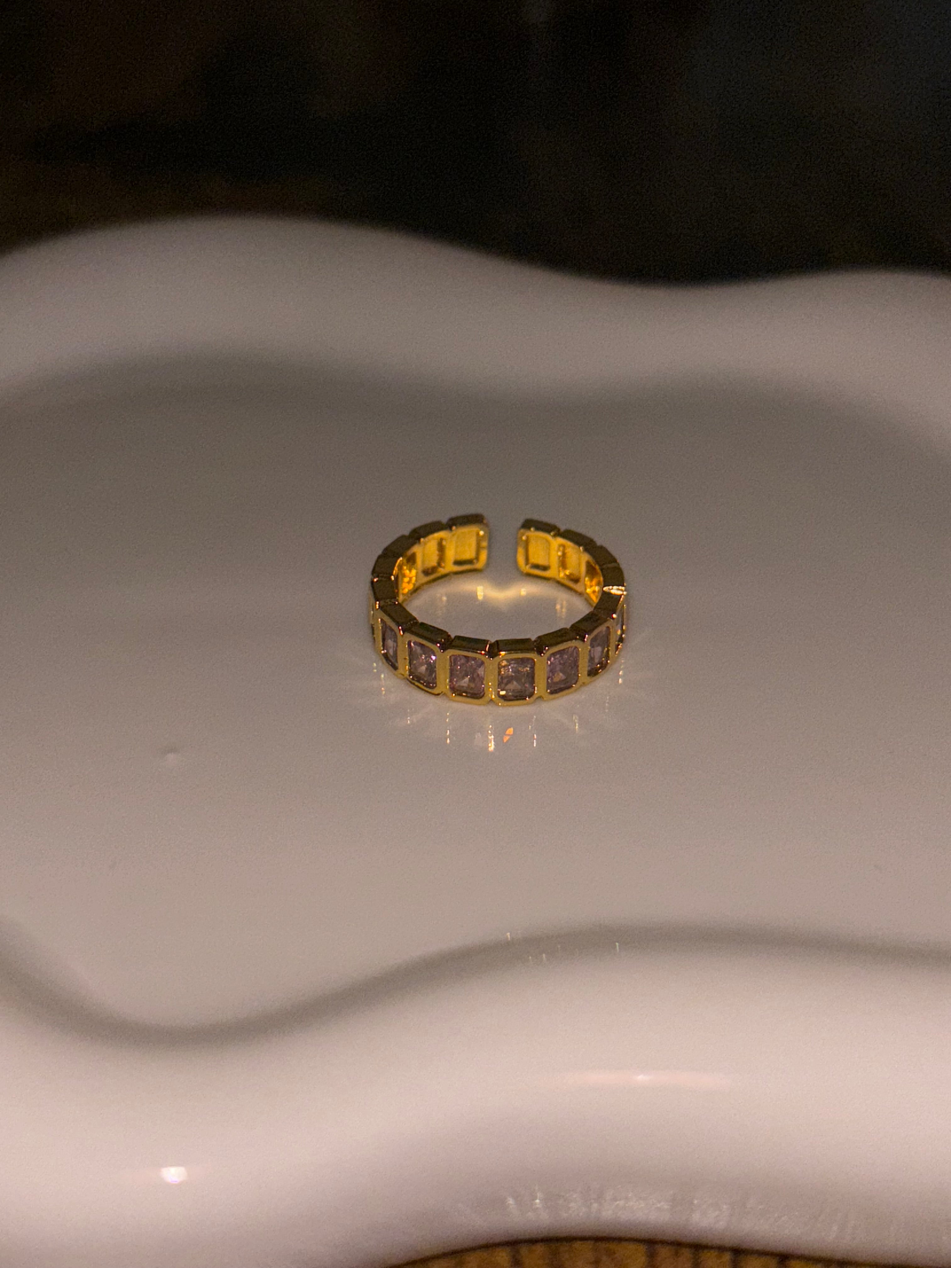 Stainless Steel Rings ~ Divine Pink and Gold - eunoiaauras