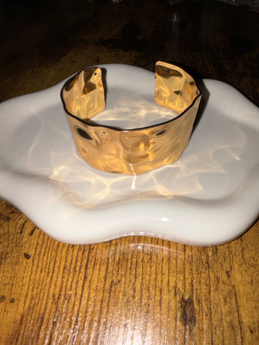 Gold Cuff Bracelet ~ Sophisticated Cuff Stainless Steel Bracelets