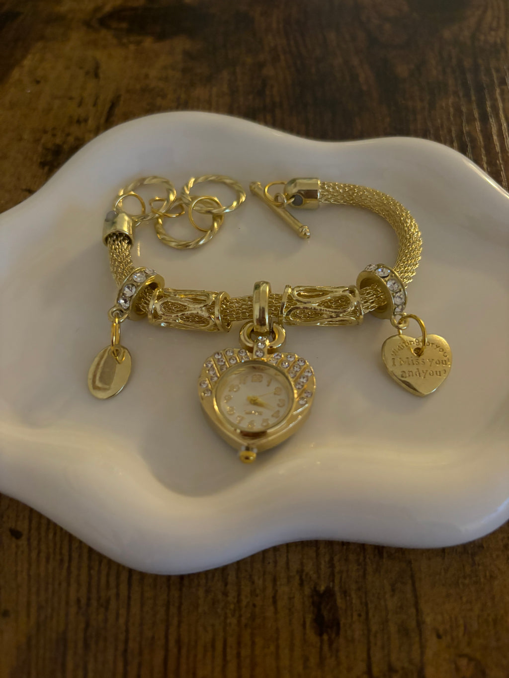 Charm Bracelets ~ Stainless Steel Bracelet & Watch