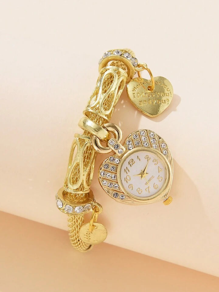Charm Bracelets ~ Stainless Steel Bracelet & Watch