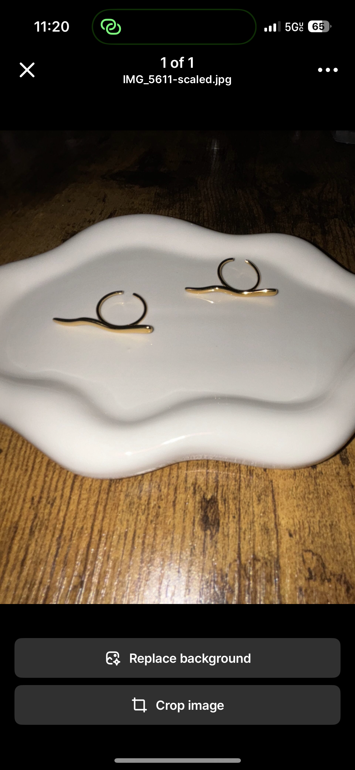 18k Gold Rings ~ Stylish Gold Plated Rings (Pair of 2)